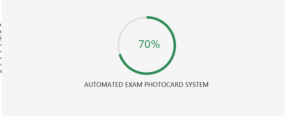 Exam Photo card System