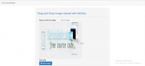 Simple Drag and Drop Image Upload with MySQLi